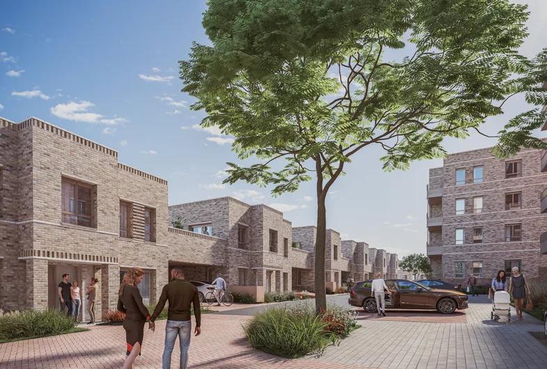 CGI of Chase Farm Development